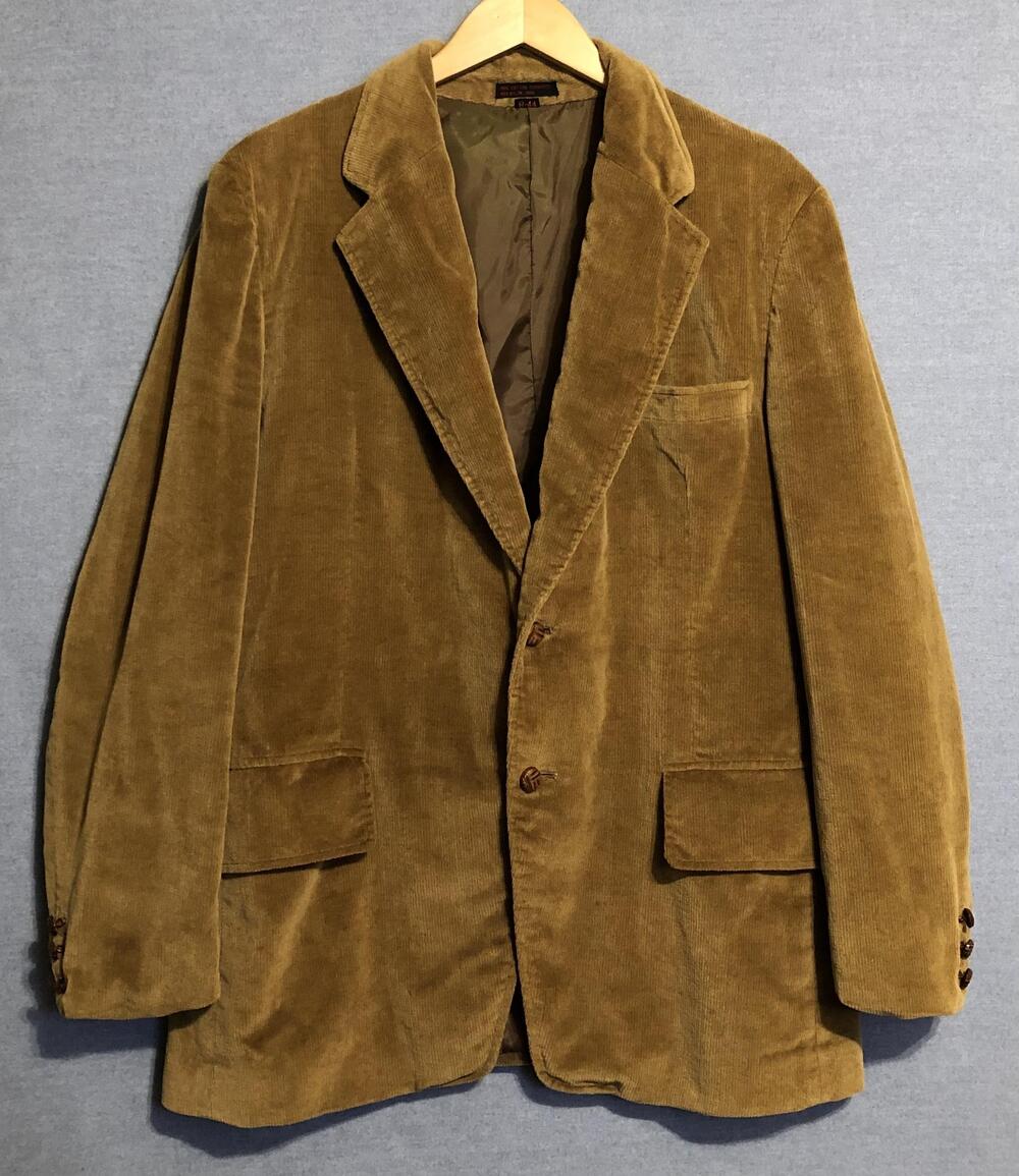 Vintage Jack Daniels Sport Coat Blazer Mens 44 Brown Corduroy Japan Now Jacket